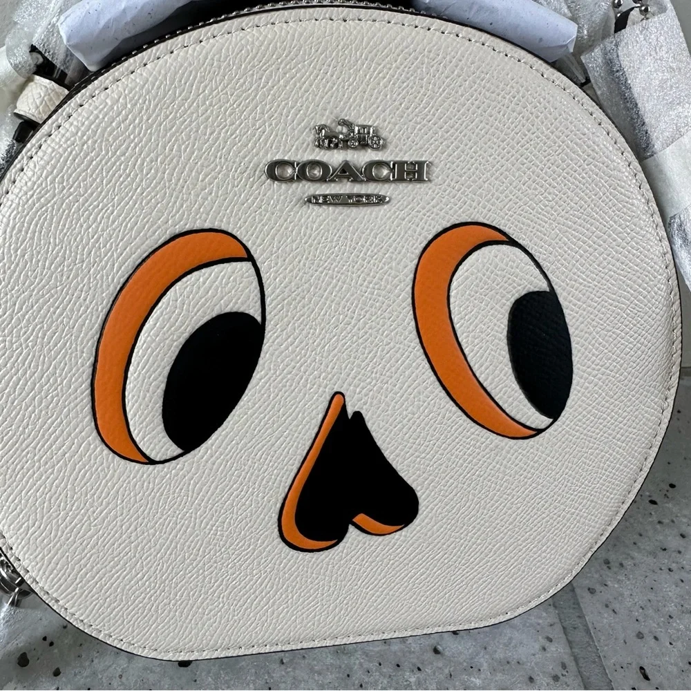 NWT Coach Canteen Crossbody With Halloween Skeleton - Picture 3 of 10